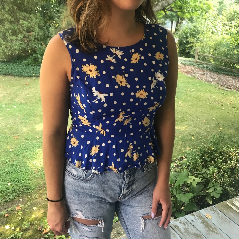 Polka Dot Tank - Picture 1 of 5